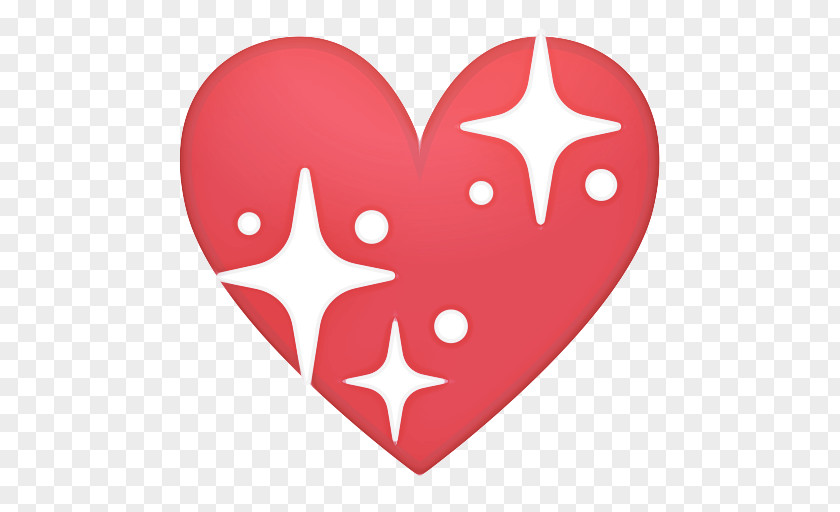 Pink Red Love Heart Emoji PNG