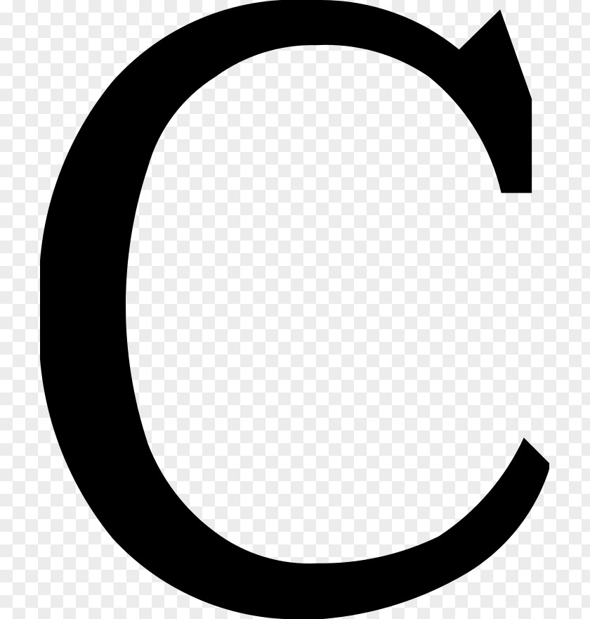 Roman Numerals Letter C Font PNG