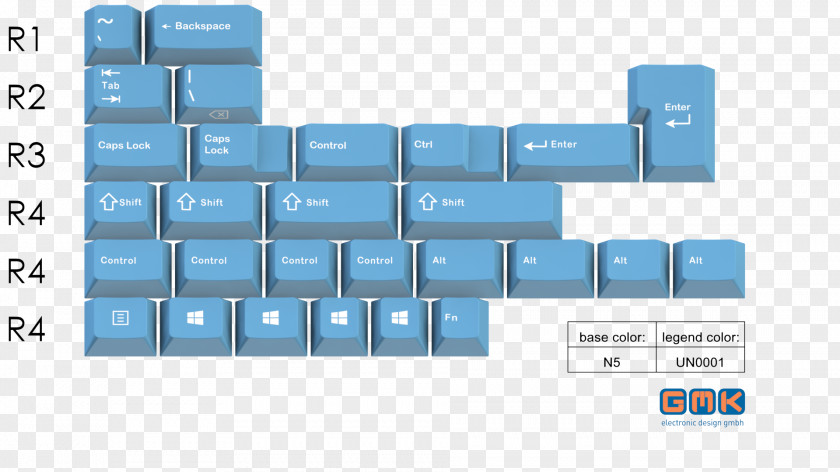 Tailoring Computer Keyboard Keycap Color Blue Esc Key PNG