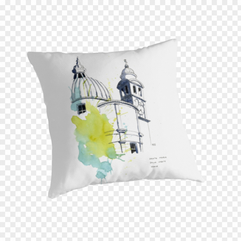 Throwing A Salute Watercolor Painting Work Of Art Throw Pillows Cushion PNG