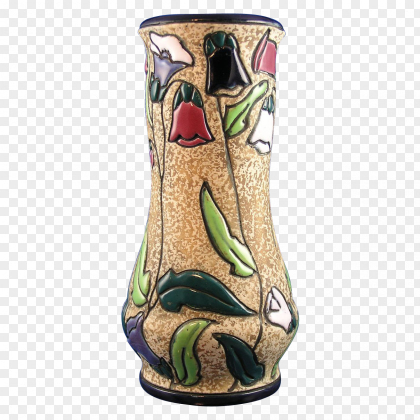 Vase Ceramic Floral Design Amphora PNG