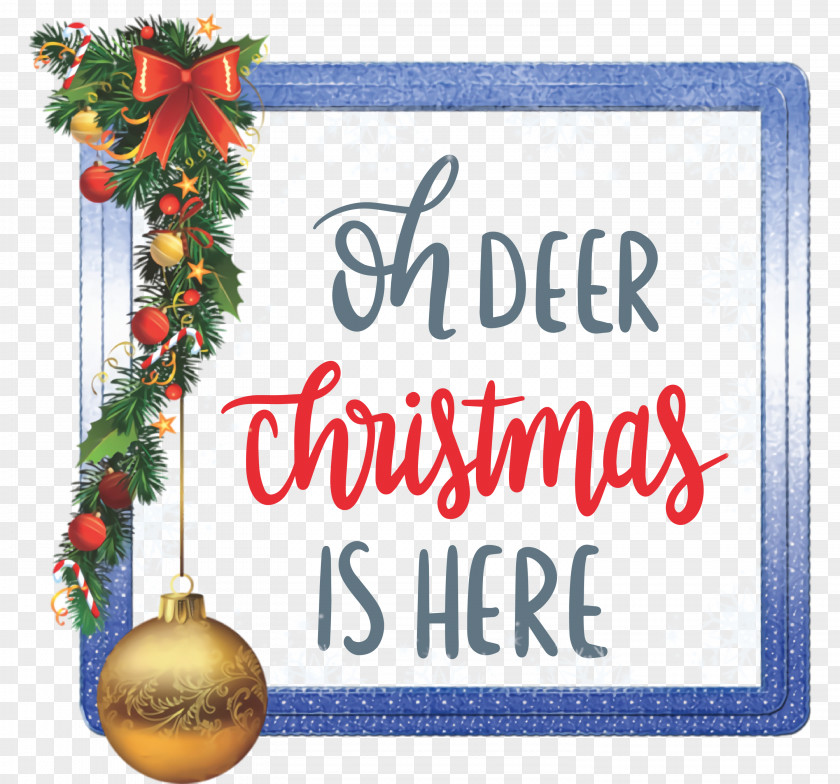 Christmas Deer Winter PNG