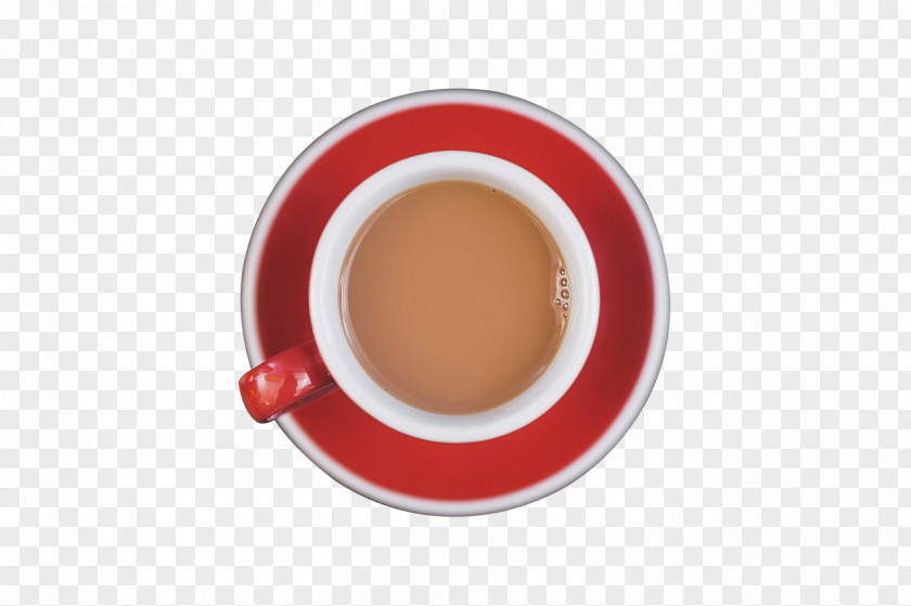 Coffee Top View Cup Circle PNG