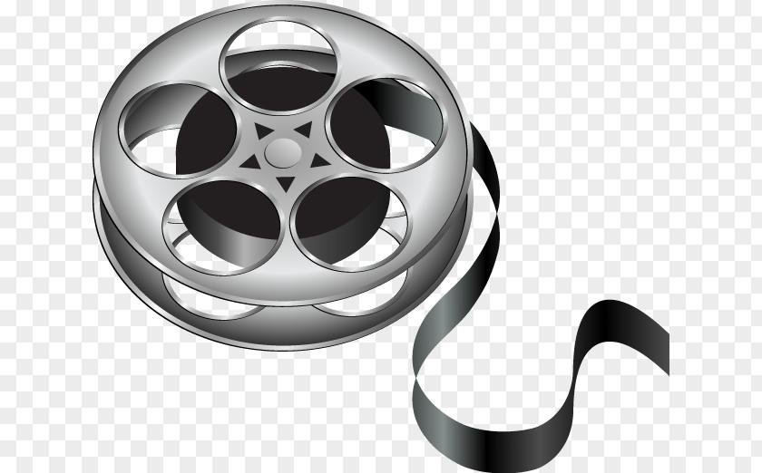 Film Tape Hand-painted Silver Pattern Icon PNG