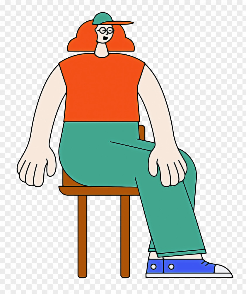 Cartoon Character Joint Chair H&m PNG