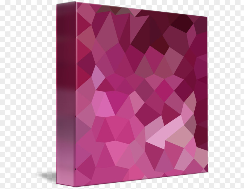 Color Low Polygon Poly Pink Rose PNG