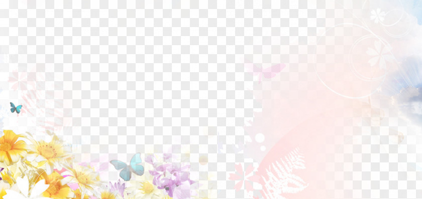Dream Purple Flowers Background Graphic Design Petal Sky Pattern PNG