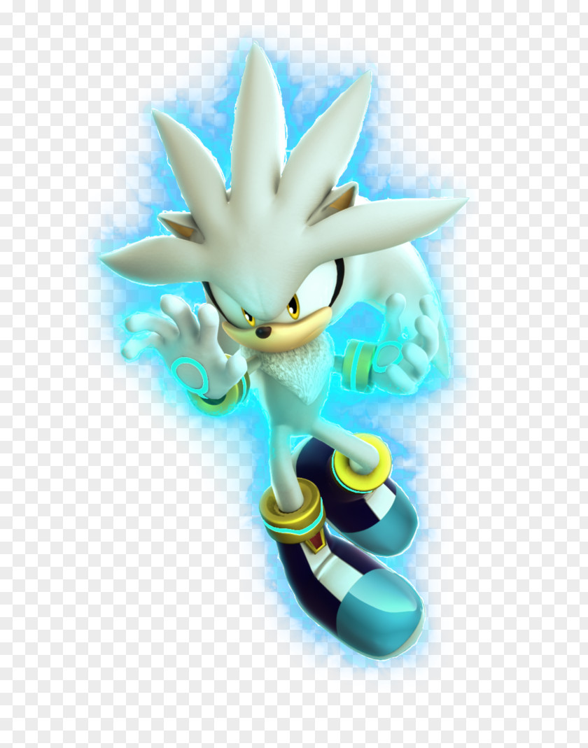 Hedgehog Sonic The Shadow 3D Silver PNG