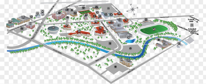 Map Heidelberg University Tiffin Frostburg State Campus PNG