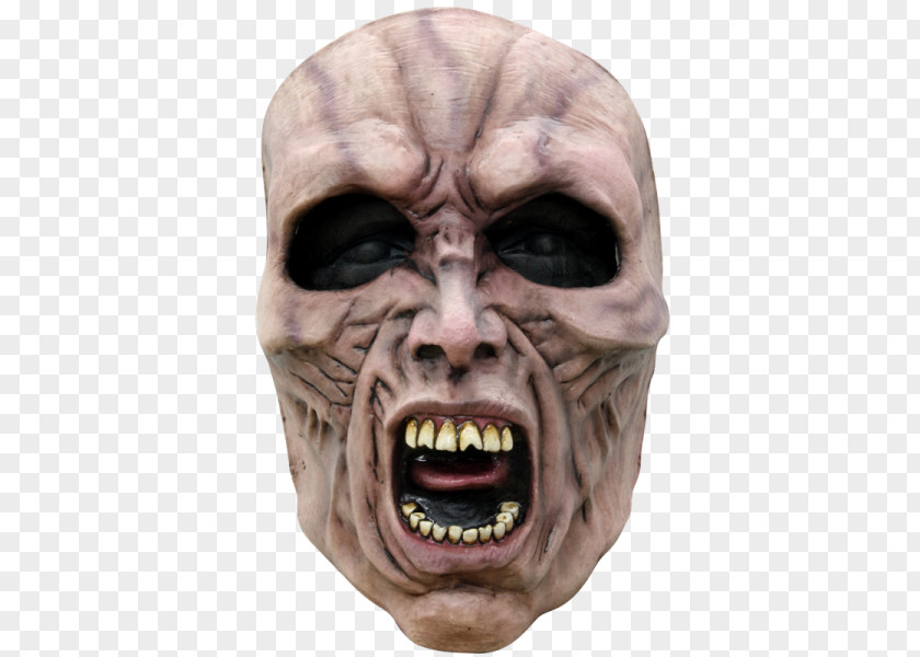 Masked Skull World War Z Latex Mask Halloween Costume PNG