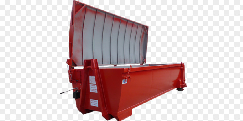 Waste Containment Hydraulic Hooklift Hoist Skip Intermodal Container Roll-on/roll-off Machinery PNG