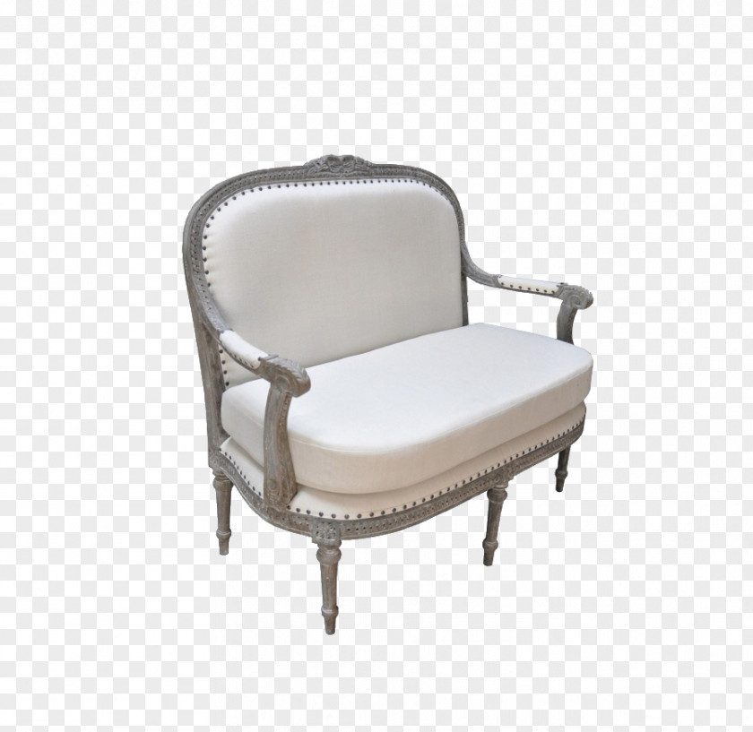 White Chair Couch Loveseat Bench Shabby Chic PNG