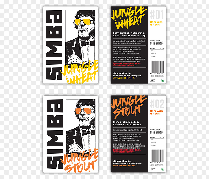 Beer Packaging And Labeling Logo Schwarzbier PNG