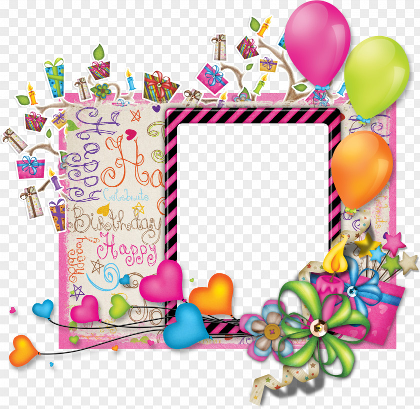 Birthday Frame Cake Picture Clip Art PNG