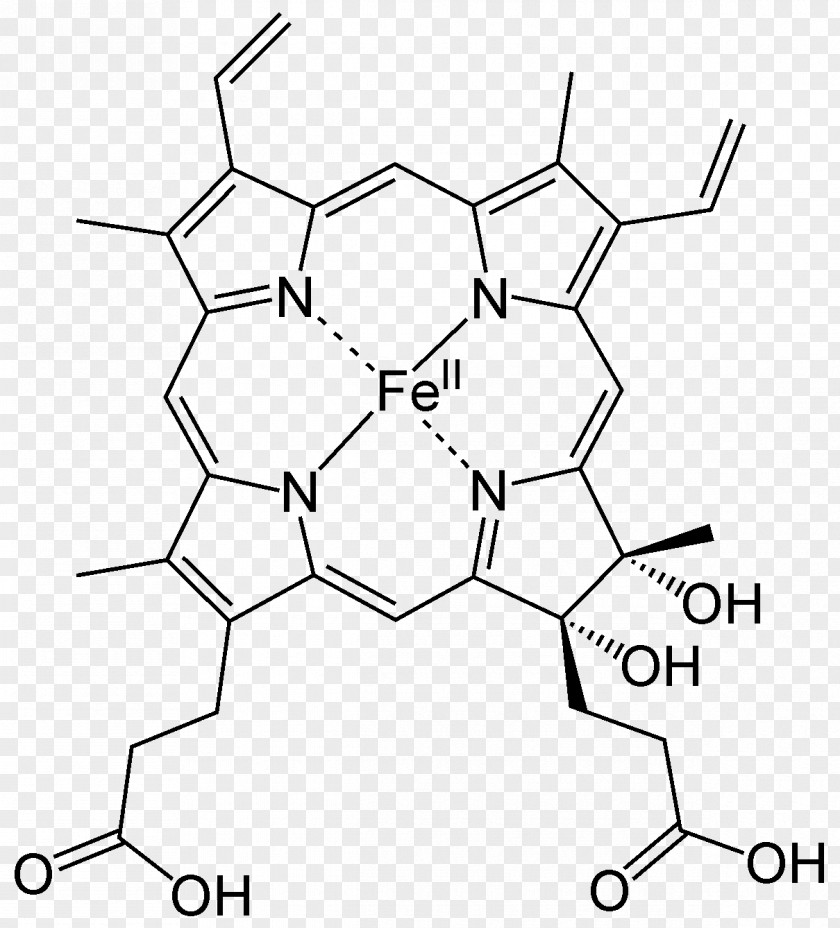 Heme Porphyrin Chemistry Iron Acid PNG