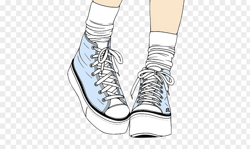 Nike Converse Drawing Shoe Sneakers Vans PNG