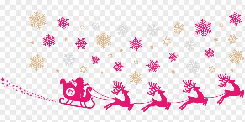 Reindeer Santa Claus Christmas PNG