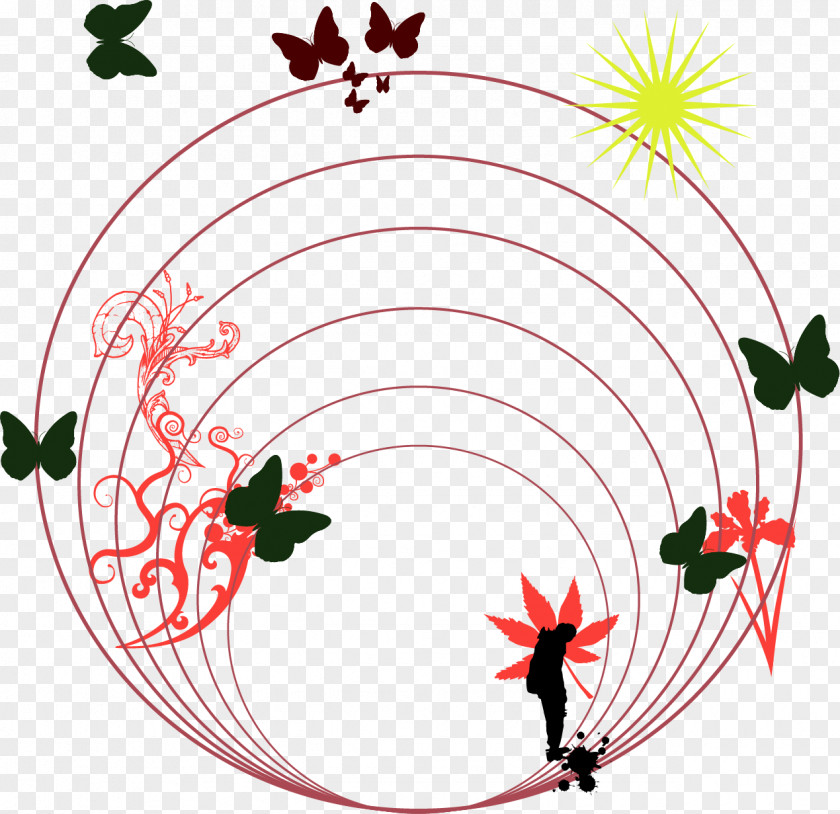 Vector Painted Ring Circle Clip Art PNG