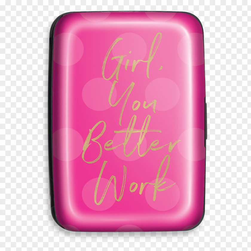Bestie Icon Pink M Font PNG