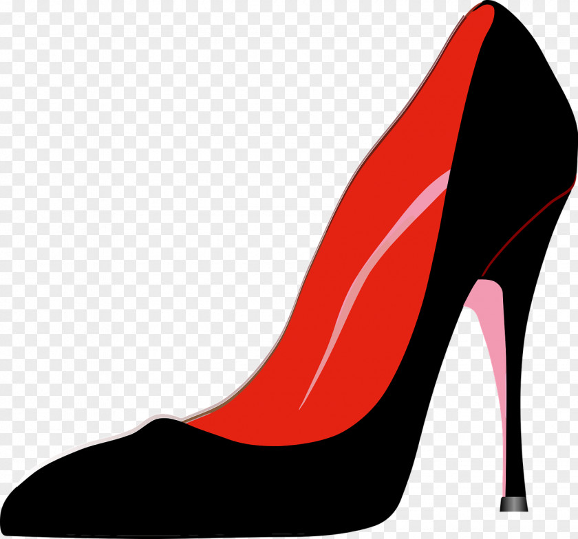 Black High Heels Shoe High-heeled Footwear Stiletto Heel Clip Art PNG