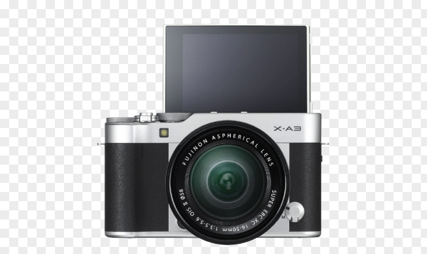 Camera Lens Fujifilm X-A2 X-A10 Mirrorless Interchangeable-lens X-A3 Digital With XC 16-50mm F/3.5-5.6 OIS (Pink, PAL) PNG