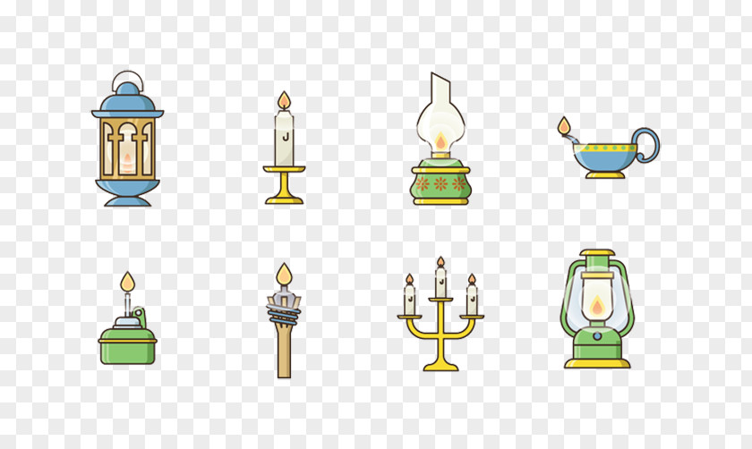 Candles Candlestick Classical Elegance Game Cartoon Pattern PNG