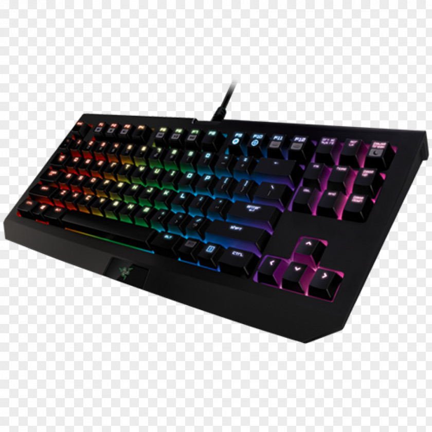 Computer Mouse Keyboard Razer BlackWidow Chroma V2 Gaming Keypad PNG