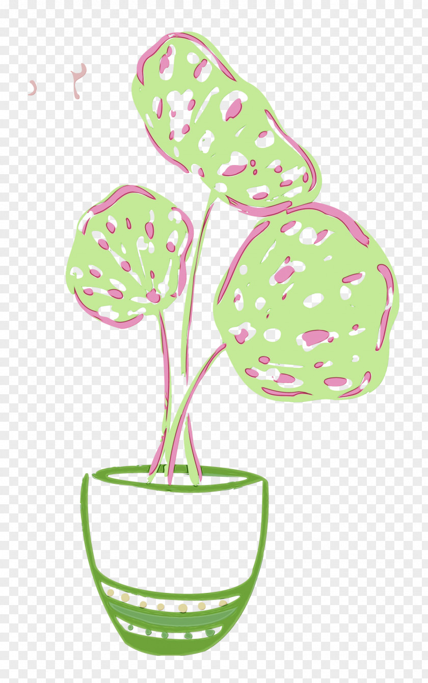 Flower Plant Stem Flowerpot Green Shoe PNG