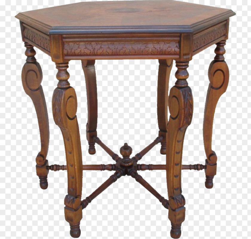 Side Table Refectory Antique Furniture Living Room PNG