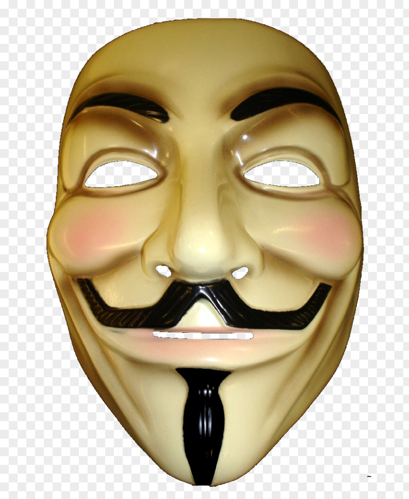 V For Vendetta Guy Fawkes Mask PNG