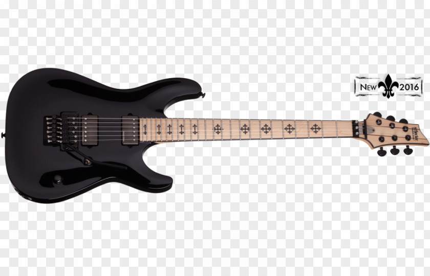 Bass Guitar Electric Schecter Research Floyd Rose PNG