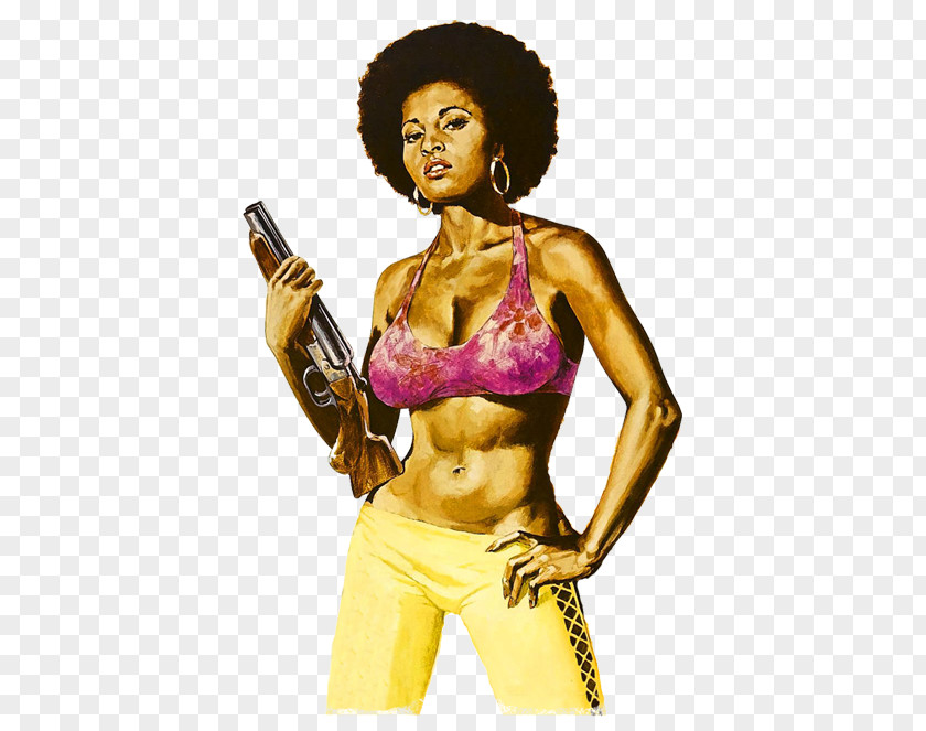 Coffy Pam Grier Blaxploitation Film Poster PNG