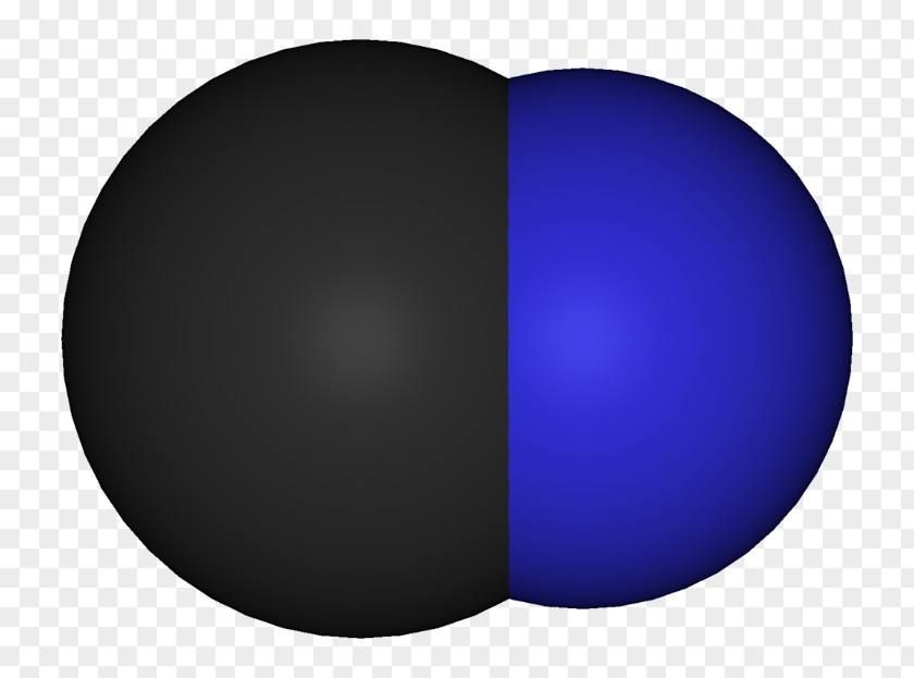 Cyanide Poisoning Hydrogen Potassium Ball-and-stick Model PNG