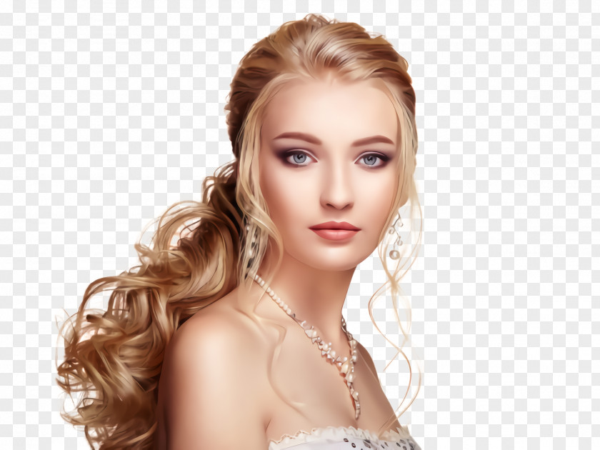 Lip Long Hair Blond Face Hairstyle Skin PNG