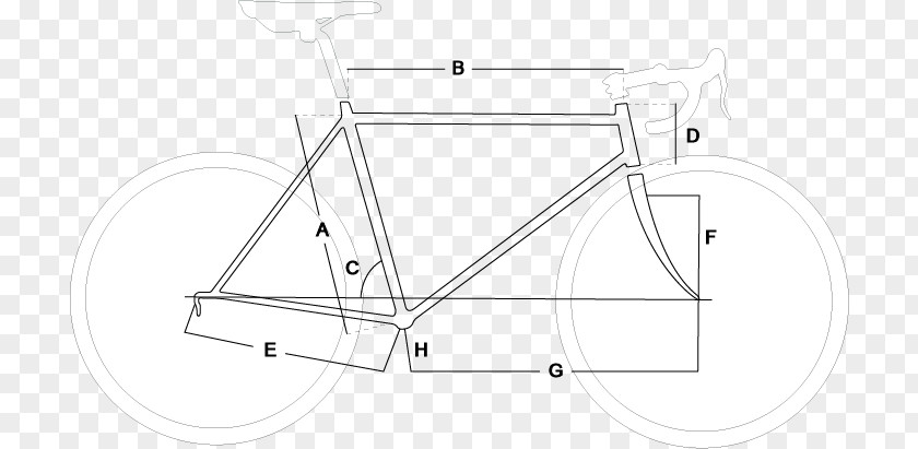 Metal Frame Material Bicycle Frames Line Art Angle PNG