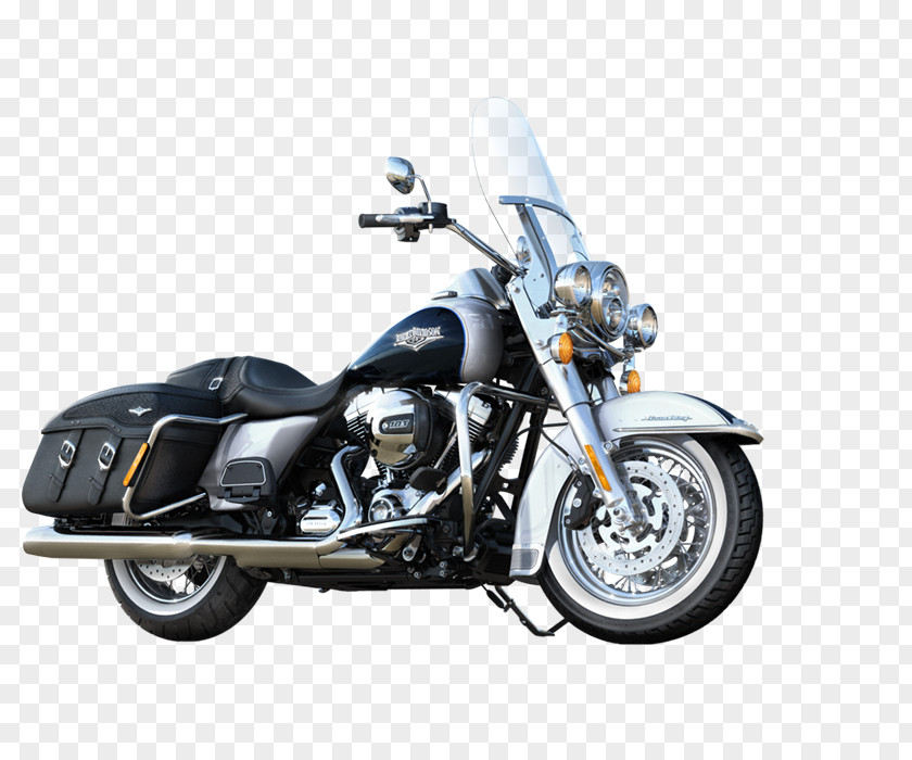 Motorcycle Harley-Davidson Road King Touring Softail PNG