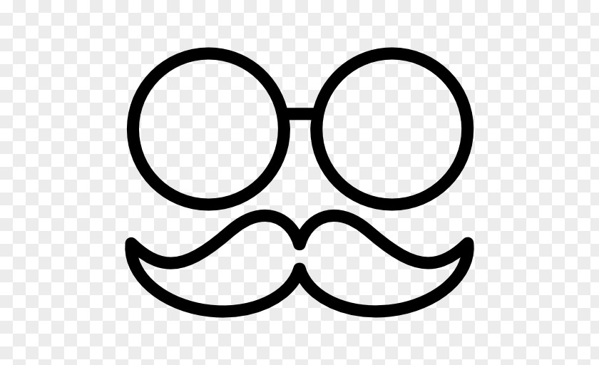 Moustache Handlebar Movember Glasses PNG