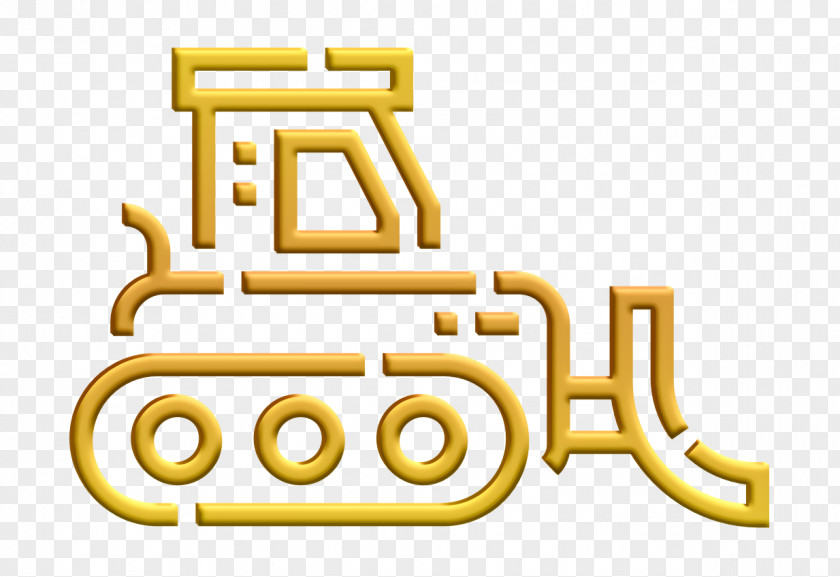 Bulldozer Icon Vehicles Transport Construction And Tools PNG