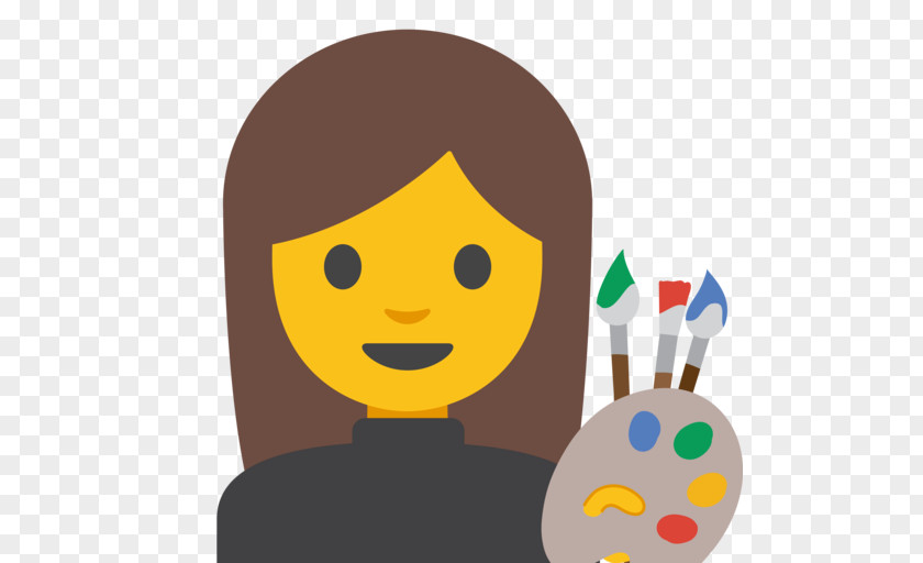 Emoji Smiley Artist Android 7.1 PNG