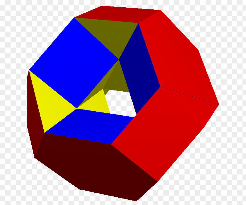 Face Truncated Octahedron Truncation Archimedean Solid Cuboctahedron PNG