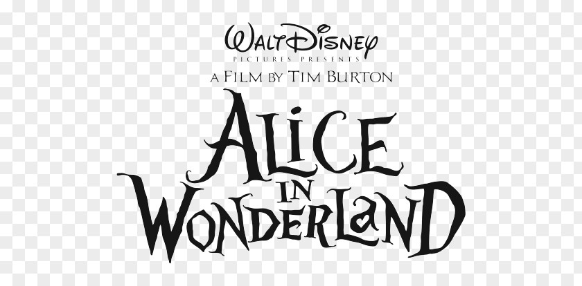 Vintage Alice In Wonderland Alice's Adventures Logo PNG