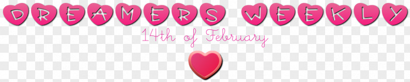 14th February Lipstick Pink M Font PNG