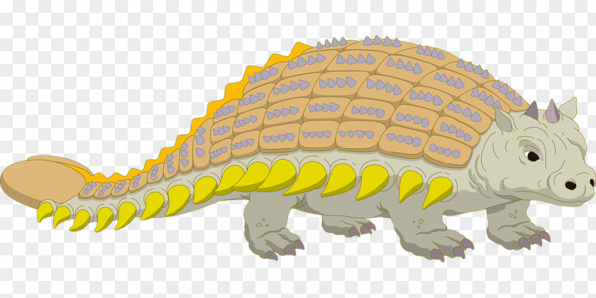 Abstract Art Yellow Dinosaur Low Profile Ankylosaurus Spinosaurus Triceratops Euoplocephalus Stegosaurus PNG