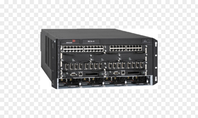 Brocade Communications Systems Network Switch Computer XFP Transceiver Router PNG