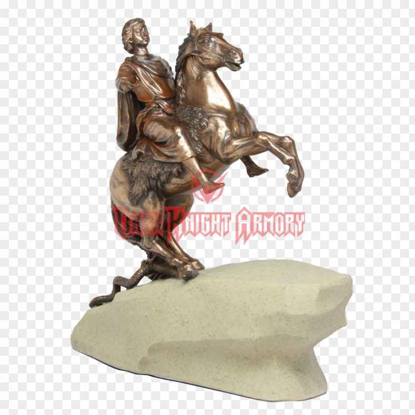 Peter The Great Statue Bronze Sculpture Figurine Classical PNG