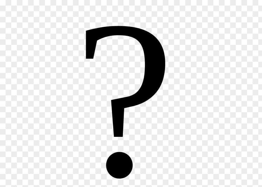 Question Mark Full Stop Clip Art PNG