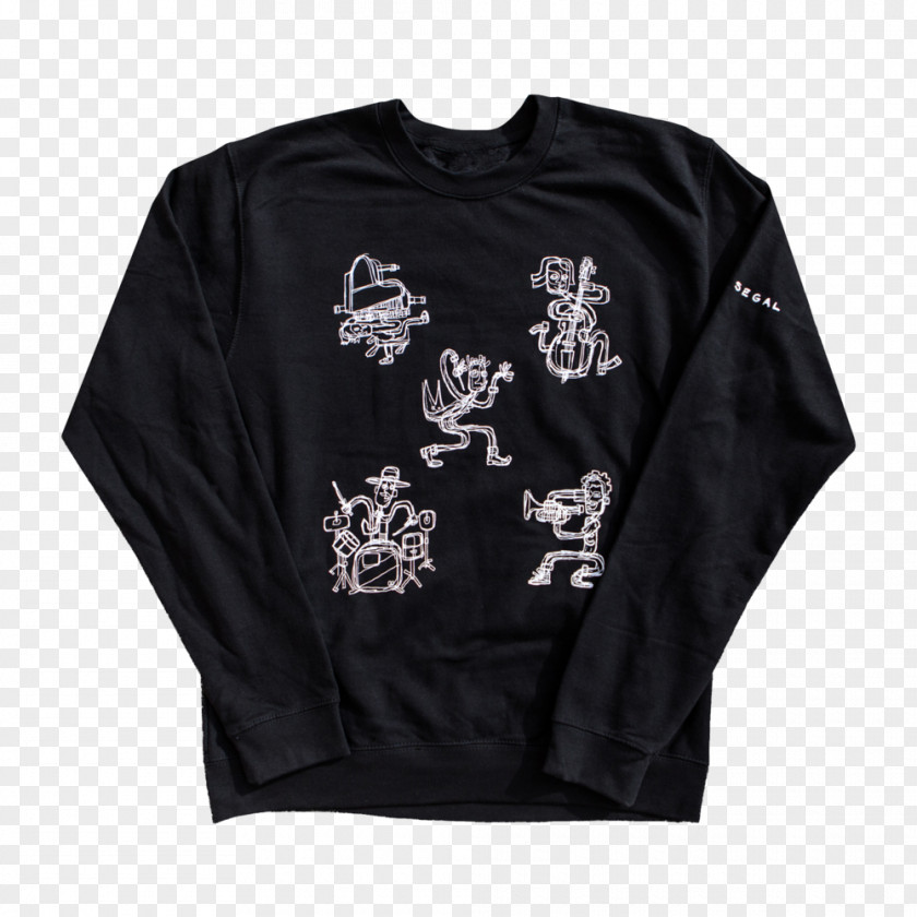 T-shirt Long-sleeved Sweater Trumpet PNG