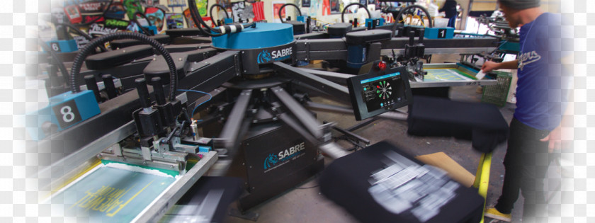 T-shirt Plastisol Screen Printing Machine PNG