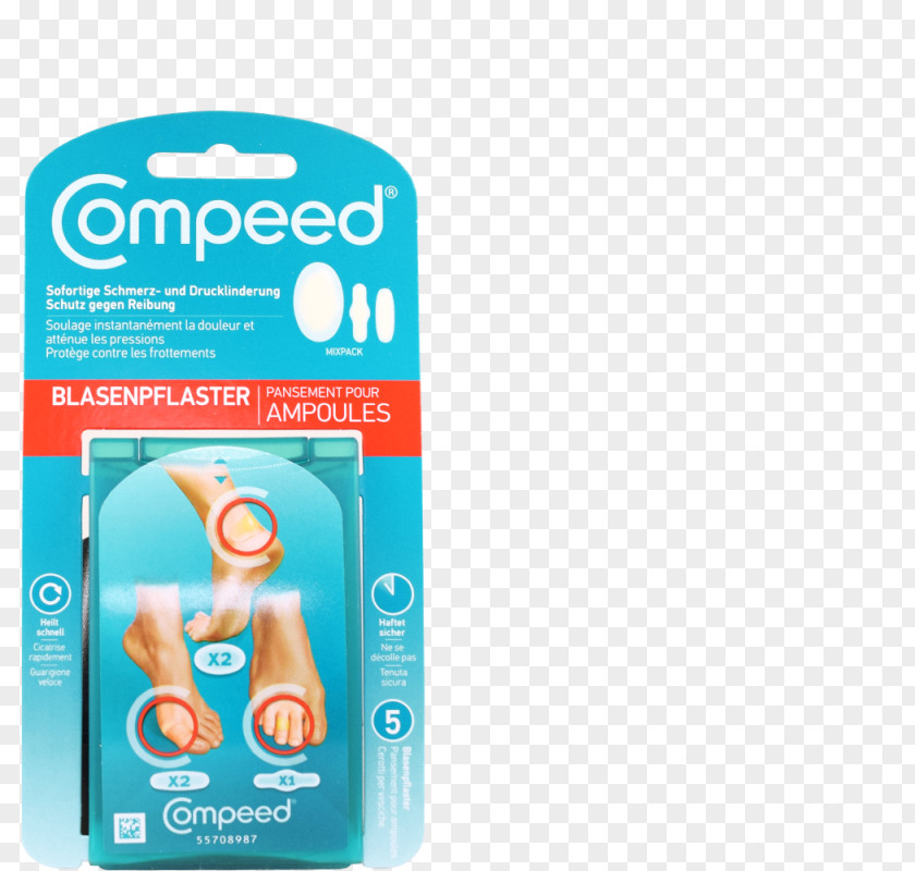 AW17OneWhite Adhesive Bandage Blister In The Foot Compeed Plasters Blisters Mixed Pack PNG