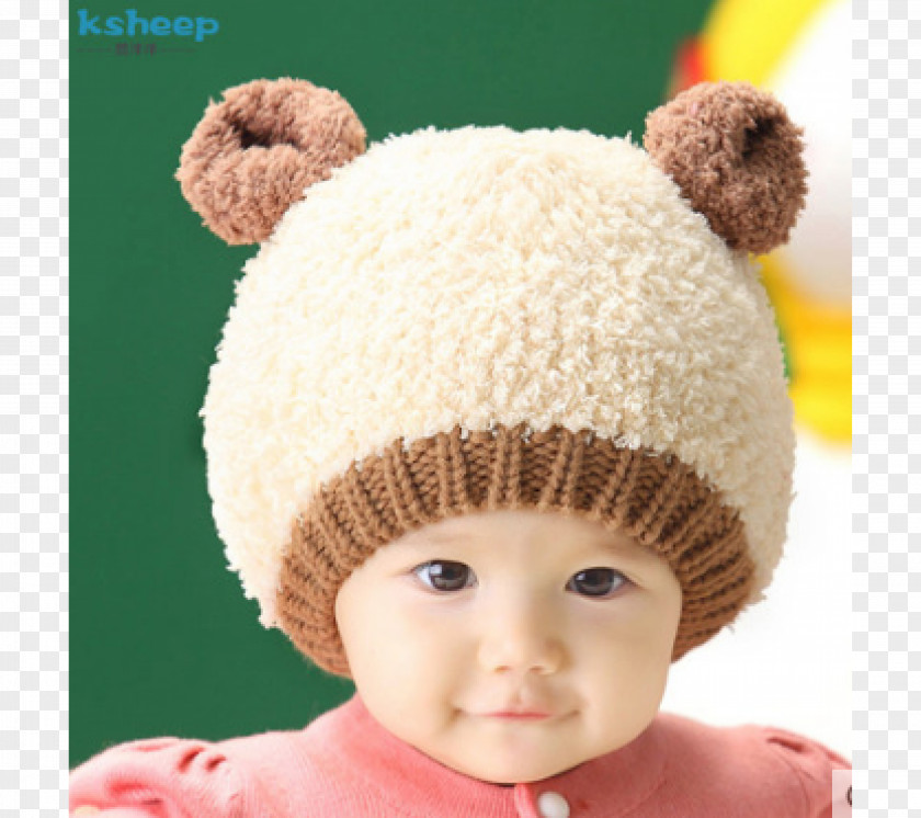 Beanie Knit Cap Hat Wool Child PNG